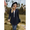 Coolmee Womens Long Cardigan Casual Fall Lightweight Long Sleeve Open Front Sweater Cardigan - 2 of 4
