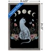 Trends International Episodic Drawing - Cat On The Hill Framed Wall Poster Prints - 3 of 4