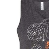 Women's - Barbie - Web Silo Head Graphic Racerback Tank - 2 of 3