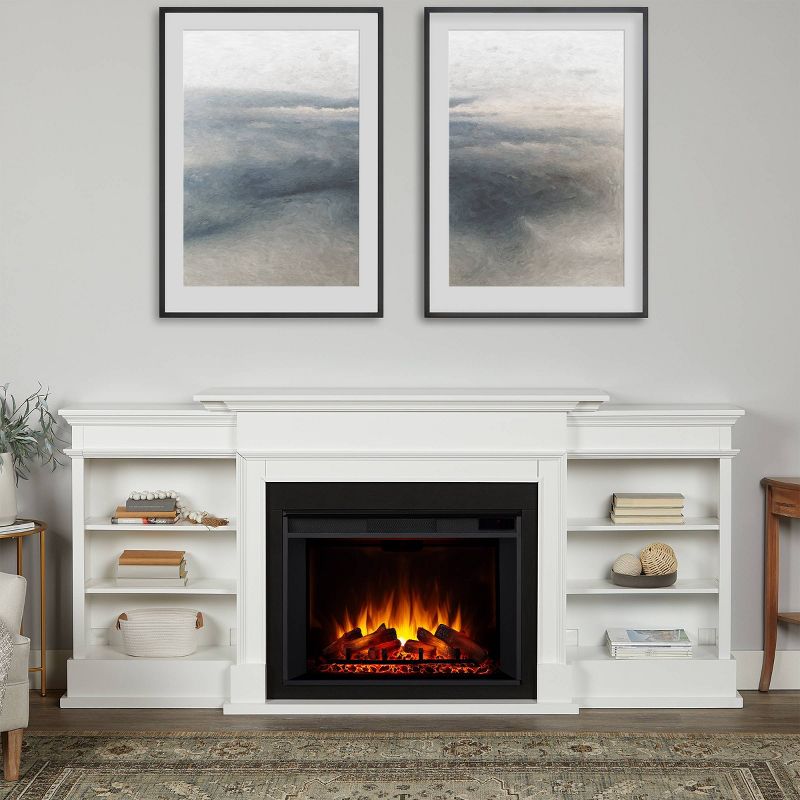 Real Flame Ashton Grand Electric Fireplace White, 3 of 8