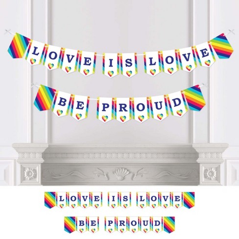 Rainbow Birthday Banner Rainbow Birthday Decorations 