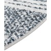 Unique Loom Kamala Washable Collection Area Rug - Modern Trellis - 4 of 4