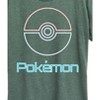 Women's - Pokémon - Neon Pokeball With Logo Short Sleeve Graphic T-Shirt - 2 of 4