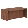 Alera Alera Valencia Series Bow Front Desk Shell, 71" x 41.38" x 29.63", Modern Walnut - image 3 of 4