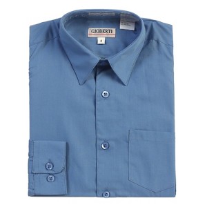 Gioberti Boy's Long Sleeve Dress Shirt - 1 of 3