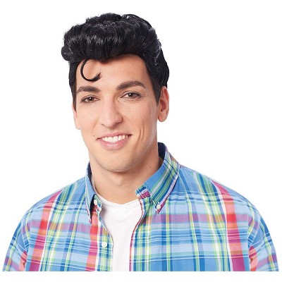 Costume Culture by Franco LLC Doo Wop Men's Costume Wig - Black