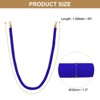 Unique Bargains Hotel Adjustable Velvet Stanchion Rope with Snap Hooks 6 Pcs - 2 of 4