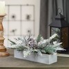 Northlight Frosted Winter Foliage Boxed Christmas Decoration - 19.5" - 2 of 3