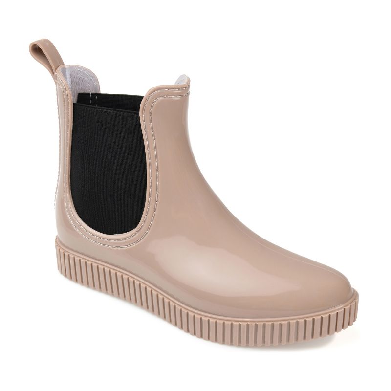 Journee Collection Womens Drip Tru Comfort Foam Almond Toe Rain Boots, 1 of 11