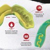 SafeJawz EXTRO Dual Layer Sports Mouth Guard with Case and Disinfectant Spray Bundle Kit for Basketball, Football, MMA, Hockey, Wrestling - Adult - - 3 of 4