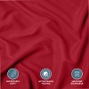 2 Pack Microfiber Pillow Sham Covers Set by Bare Home, Pillows Not Included - 3 of 4