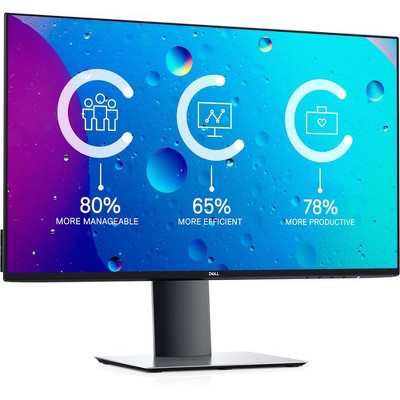 Dell UltraSharp 24" Monitor  -  1920 x 1080 Full HD display - 60Hz refresh rate - In-plane Switching Technology - 5 ms response time