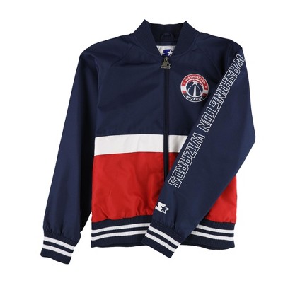 STARTER Mens Washington Wizards Bomber Jacket