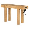 47" Console Table with Storage Drawers, Wood Veneer Behind the Couch Table, Narrow Entryway Table for Living Room or Home Office-Panipeachy - 4 of 4