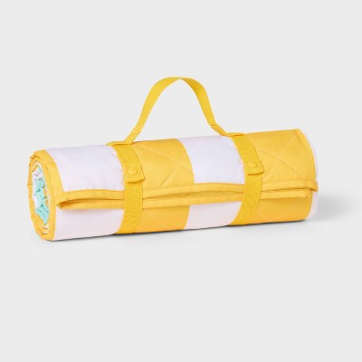 Picnic Blanket Yellow Broken Striped - Sun Squad&#8482;_0