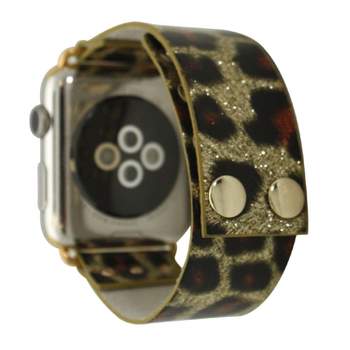 Olivia Pratt Glossy Animal Snap-Button Apple Watch Band