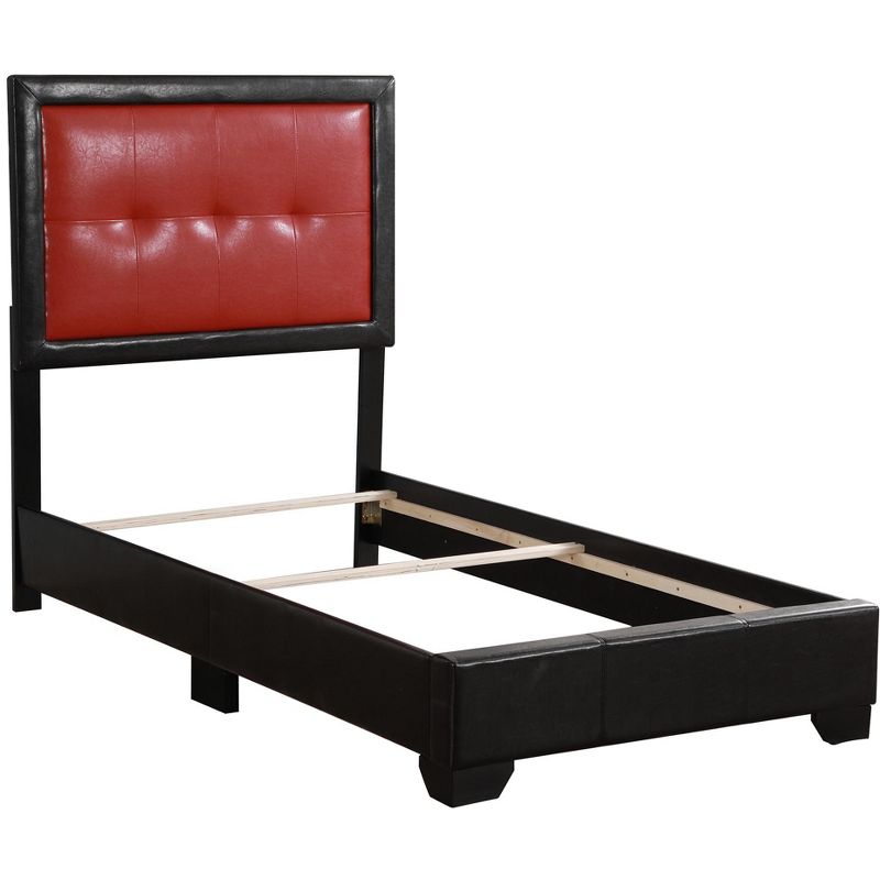 Passion Furniture Panello Twin Panel Beds, 3 of 8