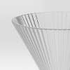 5.7oz Ribbed Cassin Martini Glass - Threshold™ - 3 of 3
