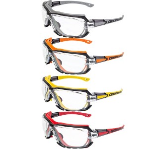 4 Pairs of Global Vision Eyewear Octane Safety Motorcycle Glasses - 1 of 4