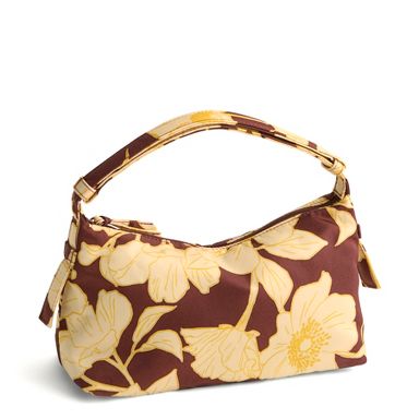 Vera Bradley Women's Nylon Roxbury Crescent Shoulder Bag Scattered