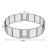 Heavy Duty Metal Playpen with door,31.7"H Dog Fence Pet Exercise Pen for Outdoor - 4 of 4