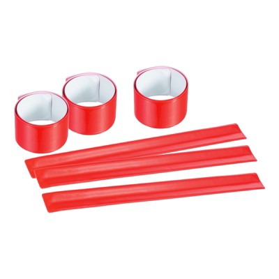 Unique Bargains High Visibility Reflective Arm Wrist Ankle Bands for Night Running 6 Pcs