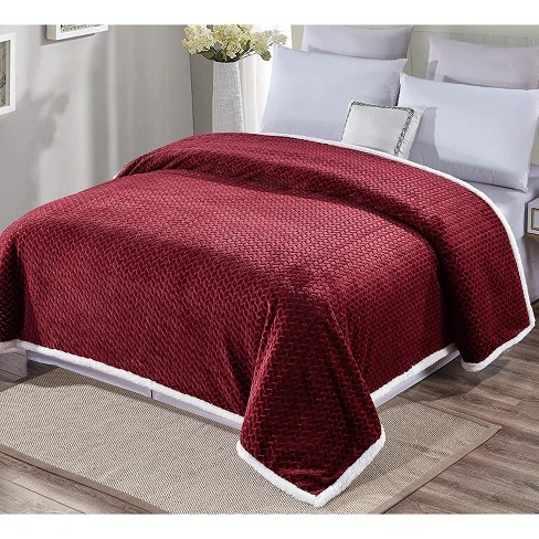 Sheridan Ultra Plush and Cozy Braided Faux Shearling Blanket King 108