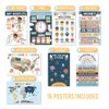 Hadley Designs Boho Preschool Educational Laminated Posters For Toddlers, Set of 16 - 2 of 4