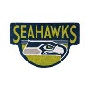 Evergreen Seattle Seahawks Indoor Outdoor Natural Shaped Coir Doormat 1'6"x2'4" Multicolored - 2 of 2