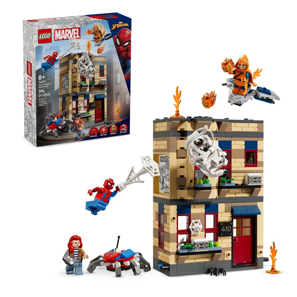 LEGO Marvel Peter Parker’s Apartment Super Hero Building Toy 76317