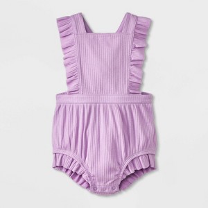 Baby Girls' Ruffle Romper - Cat & Jack™ - 1 of 4