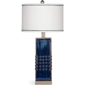 Bassett Mirror Company Andrews Table Lamp Blue Blue