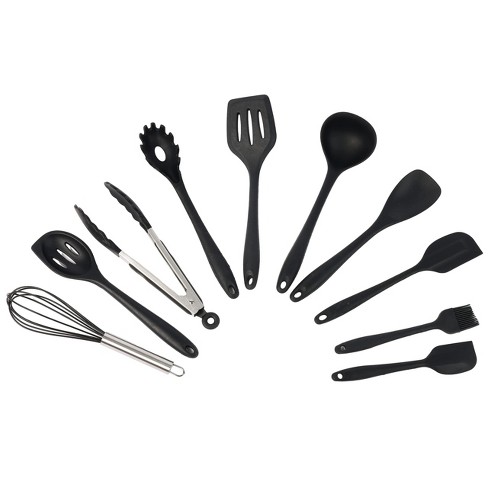 Kaluns Kitchen Tongs Set, Set Of Four 7,9, And 12 Inch Tong Plus Silicone  Spatula, Non-stick, Heat Resistant Serving Utensils : Target