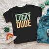 The Juniper Shop Block Checkered Lucky Dude Toddler Short Sleeve Tee - 2 of 2