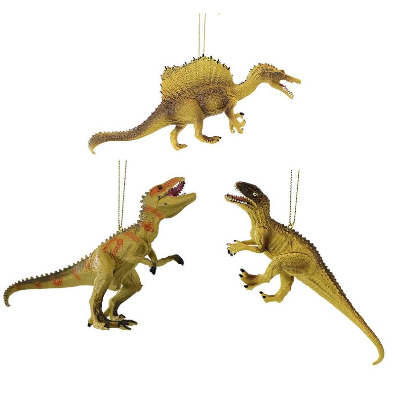 Kurt S. Adler 4.5 Inch Dinosaur Set Triassic Period Extinct Tree Ornament Sets, 1 of 5