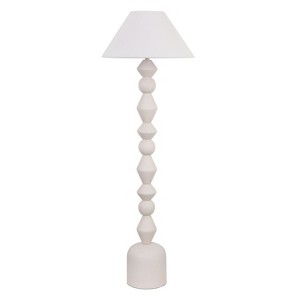 Lanie 65.75" Floor Lamp - FLL4145 - White Washed - Safavieh - 1 of 4