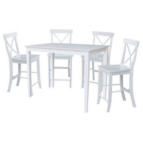 Table height best sale stools with backs