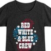 Girls' - Instant Message - Americana Fitted Short Sleeve Graphic T-Shirt - 2 of 4