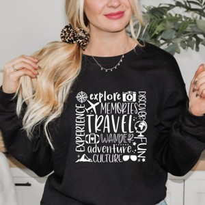 Simply Sage Market Travel Subway Sweatshirt - 1 of 4