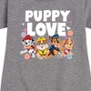 Girls' - Paw Patrol - Puppy Luv Graphic Short Sleeve Fleece Dress - 2 of 4