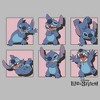 Boy's Lilo & Stitch Poses in Pink Panels Pull Over Hoodie - 2 of 4