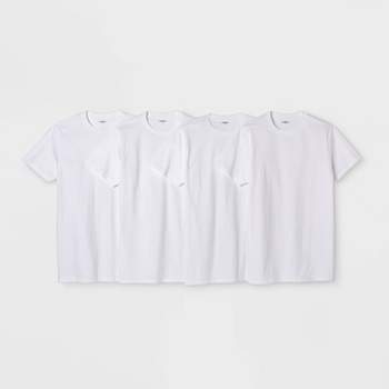 Men's Short Sleeve 4pk Crewneck T-Shirt - Goodfellow & Co™