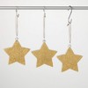 4.5"H Sullivans Christmas Holiday Wishes Star Ornaments Set of 3  Multicolor - 3 of 3