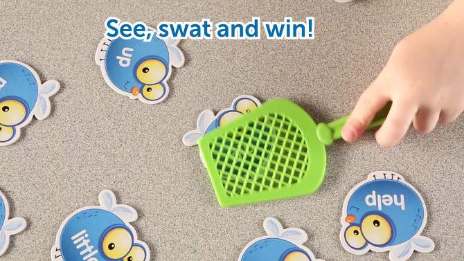 Learning Resources Sight Word Swat® a Sight Word Early Reading Game, 114 Pieces, Ages 5+, 2 of 7, play video