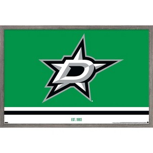 Trends International NHL Dallas Stars - Logo 21 Framed Wall Poster Prints - 1 of 4