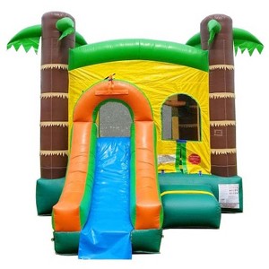 Pogo Bounce House Crossover Bounce House with Slide, No Blower - 1 of 4