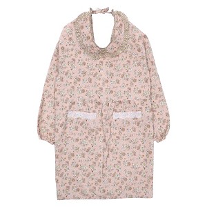 Unique Bargains Floral Kitchen Apron with Pockets 1 Pc - 1 of 4