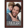 PosterPalooza | Decor Brown Picture Frame - UV Acrylic, Foam Board Backing, Hanging Hardware - 2 of 4