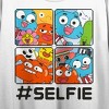 The Amazing World of Gumball 4 pics collage characters, #selfie on White Short Sleeve Adult Crop T-Shirt - 2 of 3