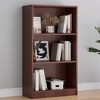 AZL1 Life Concept Decorative Bookshelf Freestanding Bookcase with Adjustable Shelves, 3 Layer for Living Rooms, Dark Brown, 11.6"*24.4"*44.1" - 2 of 4